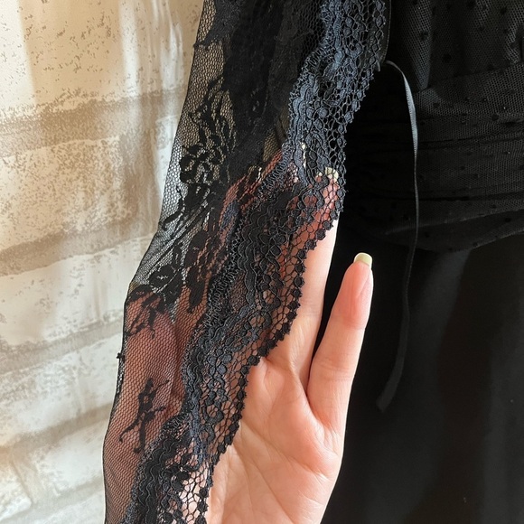 Evan-Picone Black Halter Homecoming Style Midi Dress Sz6 - Picture 15 of 15